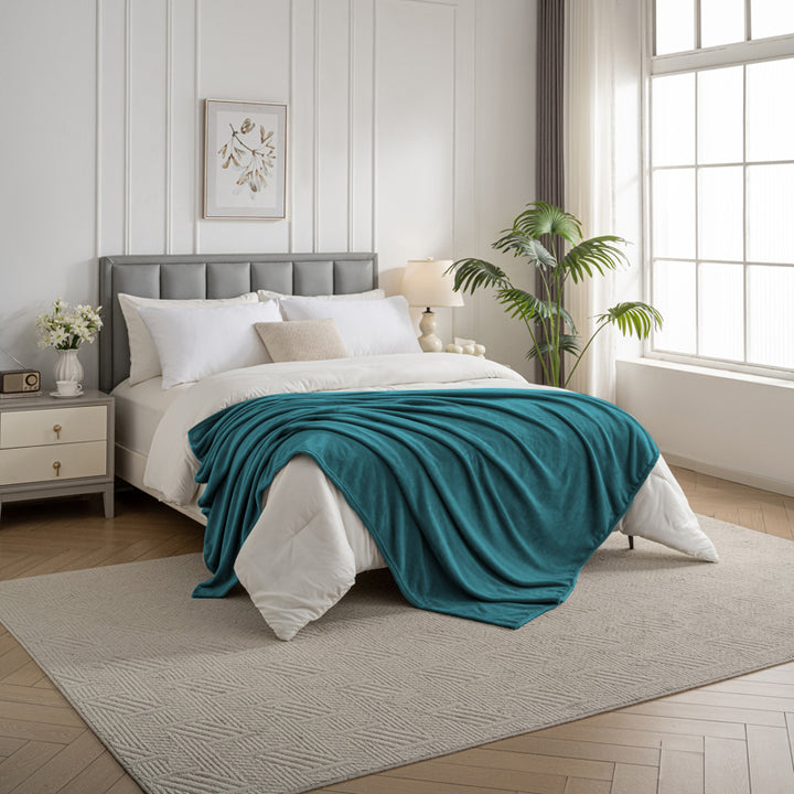 Celesta Flanell Kuscheldecke - Oeko-Tex Flauschig Decke