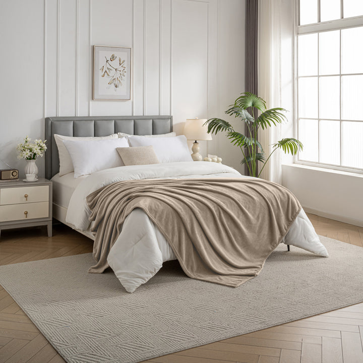 Celesta Flanell Kuscheldecke - Oeko-Tex Flauschig Decke