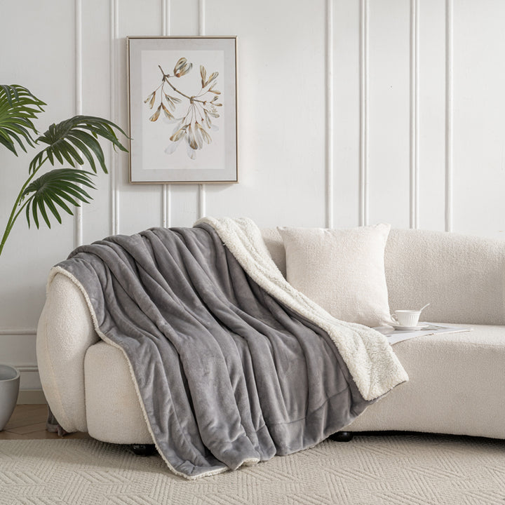 Celesta Sherpa Decke - Zweiseitige Super Flausch Fleecedecke
