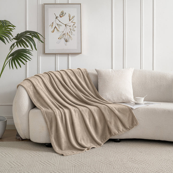 Celesta Flanell Kuscheldecke - Oeko-Tex Flauschig Decke