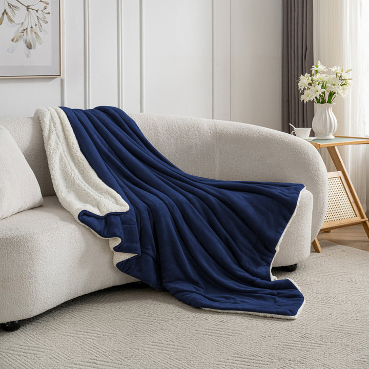 Celesta Sherpa Decke - Zweiseitige Super Flausch Fleecedecke