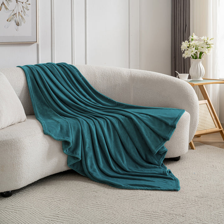 Celesta Flanell Kuscheldecke - Oeko-Tex Flauschig Decke