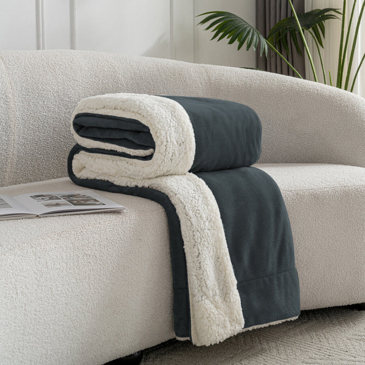 Celesta Sherpa Decke - Zweiseitige Super Flausch Fleecedecke
