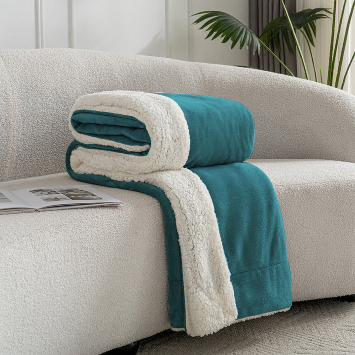 Celesta Sherpa Decke - Zweiseitige Super Flausch Fleecedecke