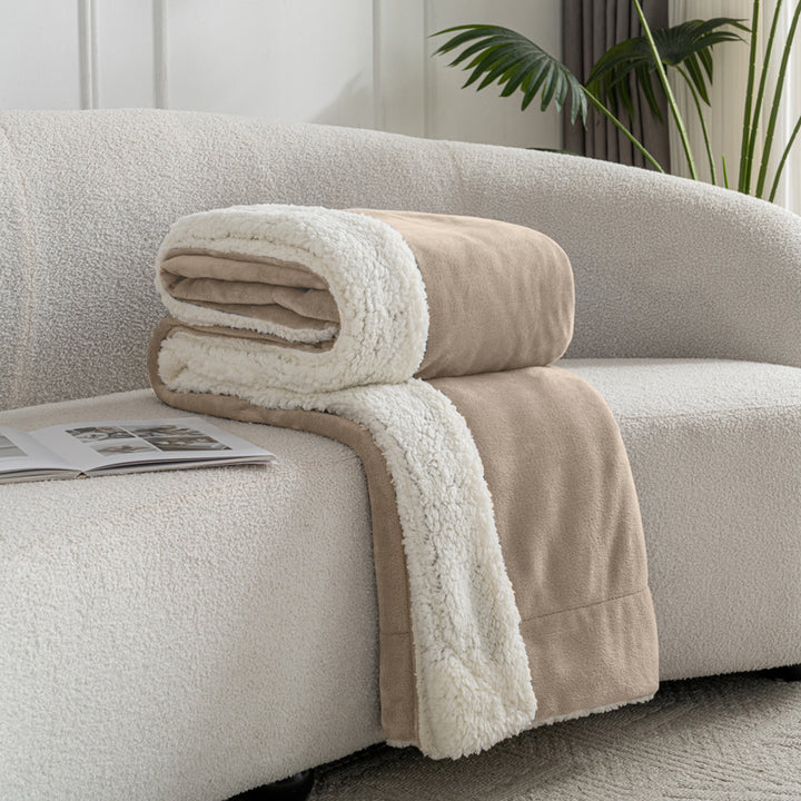 Celesta Sherpa Decke - Zweiseitige Super Flausch Fleecedecke