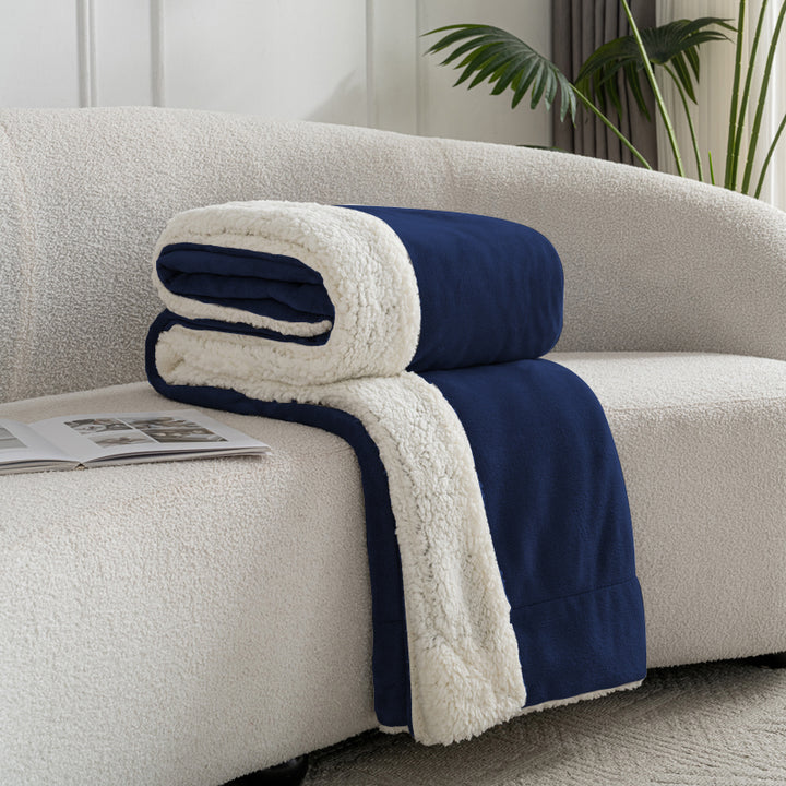 Celesta Sherpa Decke - Zweiseitige Super Flausch Fleecedecke