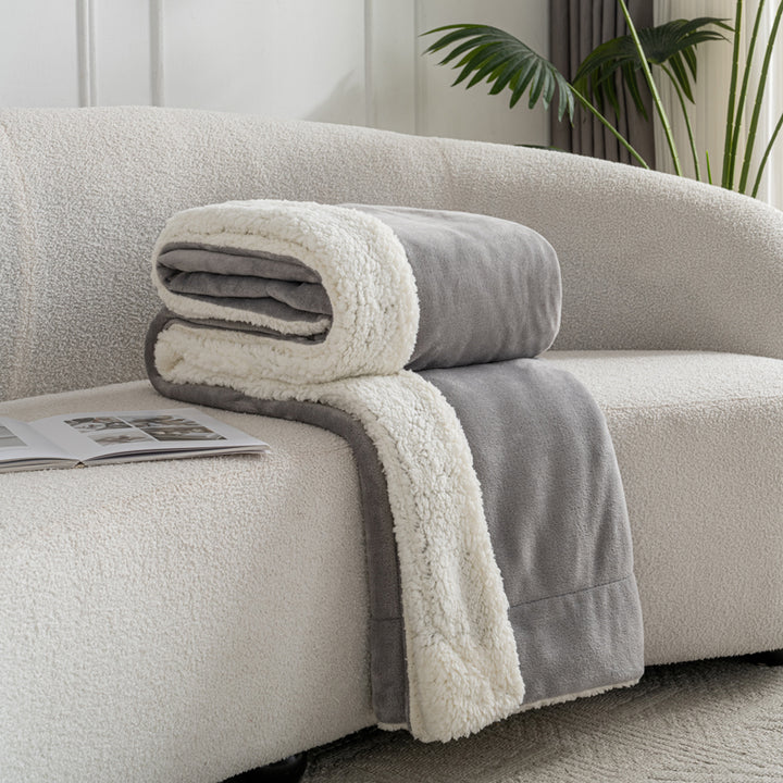 Celesta Sherpa Decke - Zweiseitige Super Flausch Fleecedecke