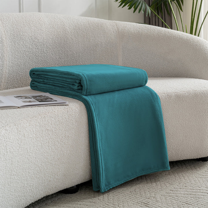 Celesta Flanell Kuscheldecke - Oeko-Tex Flauschig Decke