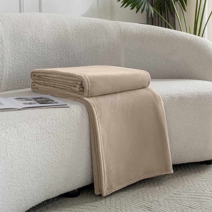 Celesta Flanell Kuscheldecke - Oeko-Tex Flauschig Decke
