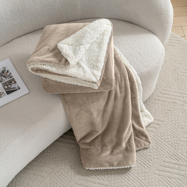 Celesta Sherpa Decke - Zweiseitige Super Flausch Fleecedecke