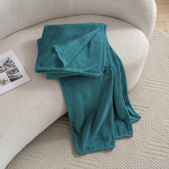Celesta Flanell Kuscheldecke - Oeko-Tex Flauschig Decke
