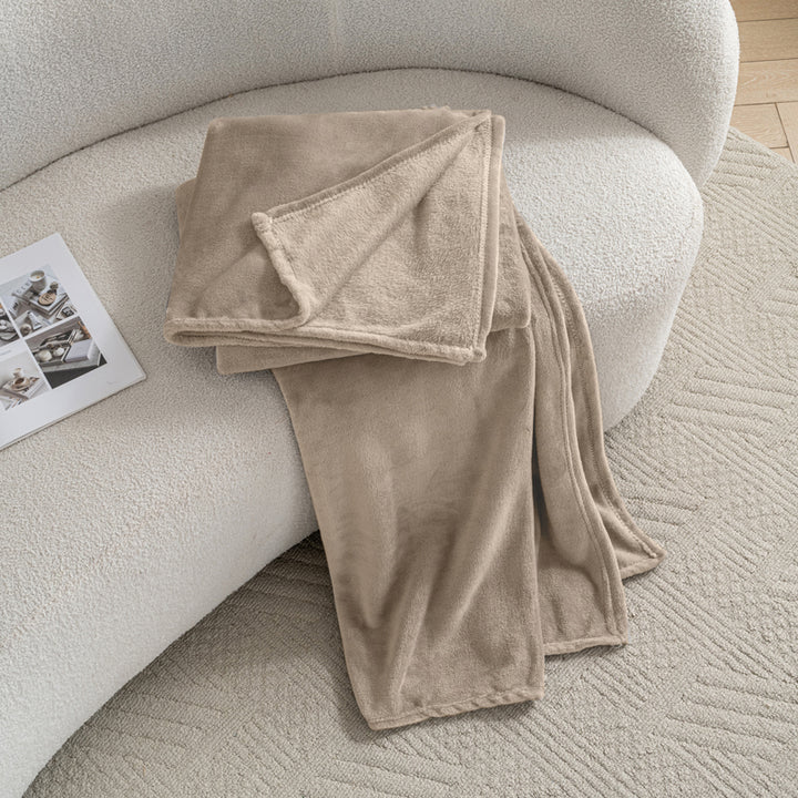 Celesta Flanell Kuscheldecke - Oeko-Tex Flauschig Decke