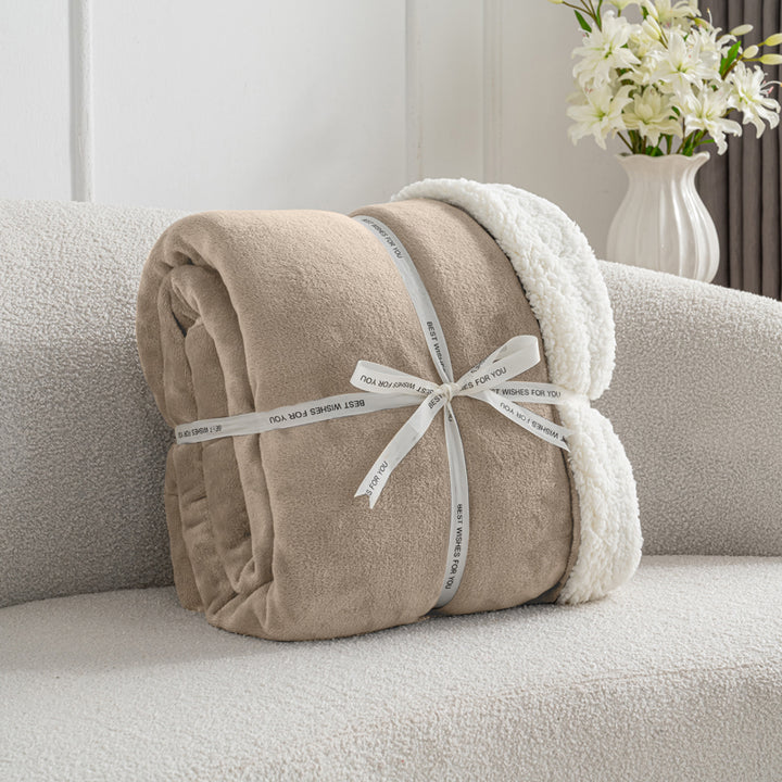 Celesta Sherpa Decke - Zweiseitige Super Flausch Fleecedecke
