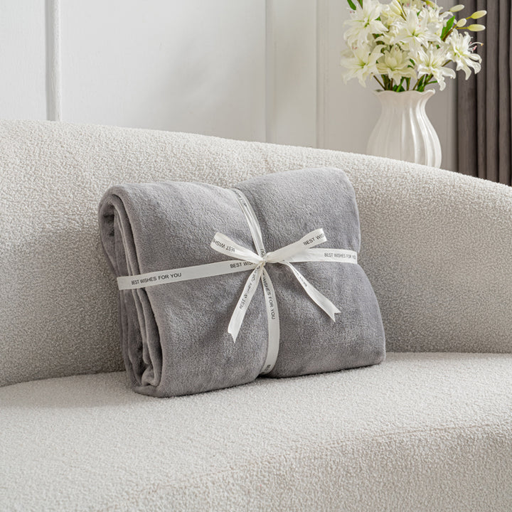 Celesta Flanell Kuscheldecke - Oeko-Tex Flauschig Decke