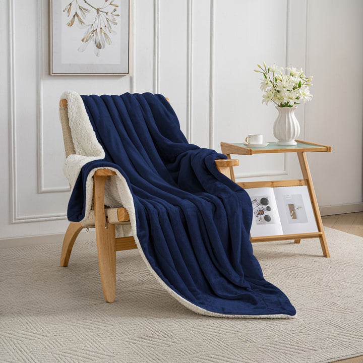 Celesta Sherpa Decke - Zweiseitige Super Flausch Fleecedecke