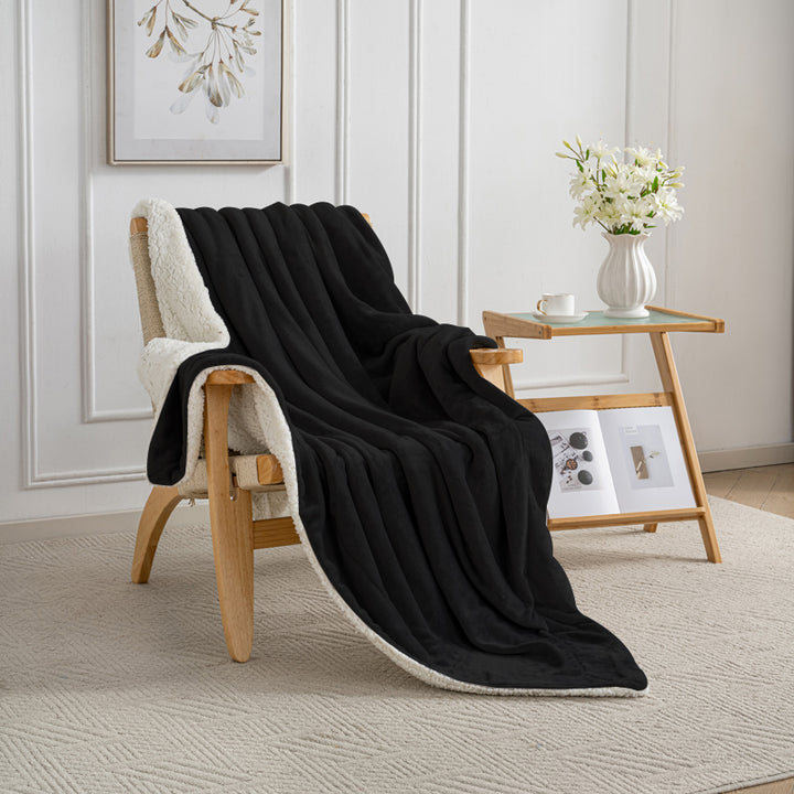 Celesta Sherpa Decke - Zweiseitige Super Flausch Fleecedecke