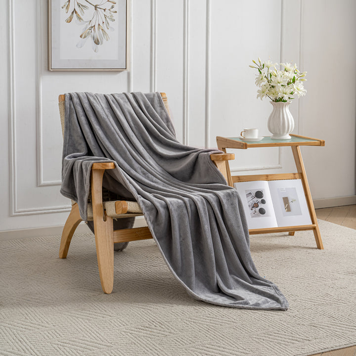 Celesta Flanell Kuscheldecke - Oeko-Tex Flauschig Decke